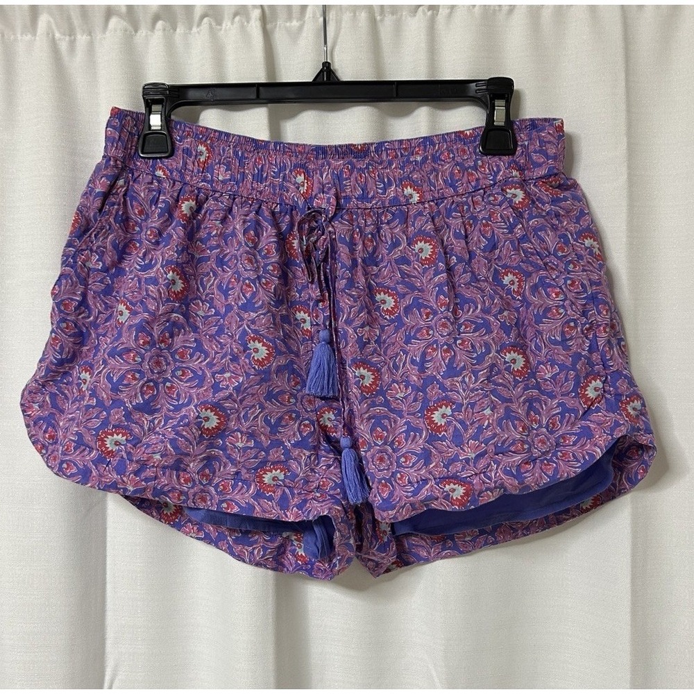 Women's Vineyard Vines Cover Up Shorts Pink/Purple/Red Pattern Sz M